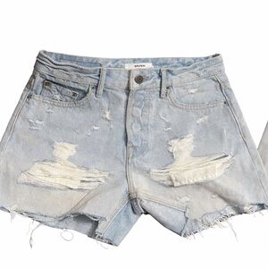 GRLFRND Jourdan distressed shorts NWOT